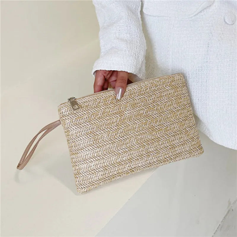 Bolsa de Palha Elegante