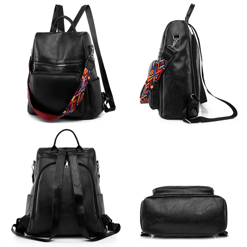 Mochila de Couro Elegante