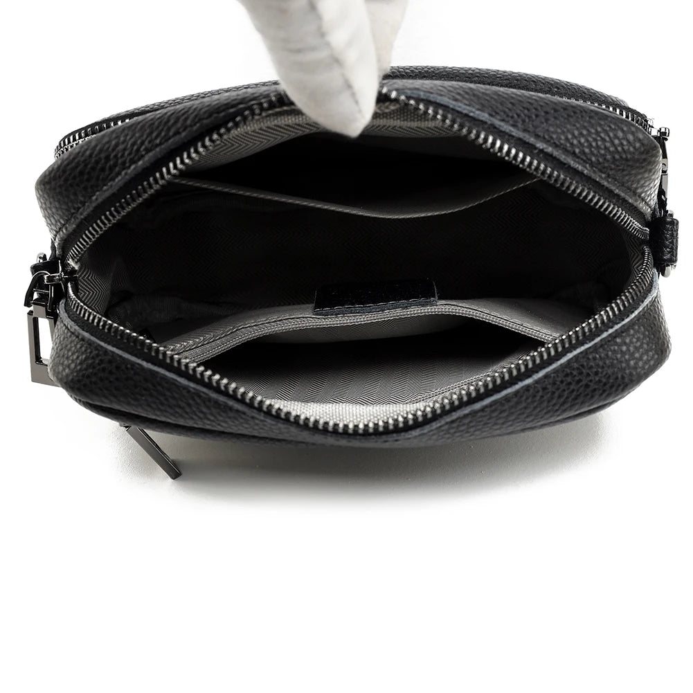 Bolsa Transversal de Couro