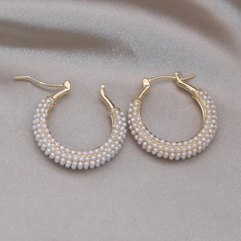 Argolas Pérola Elegantes