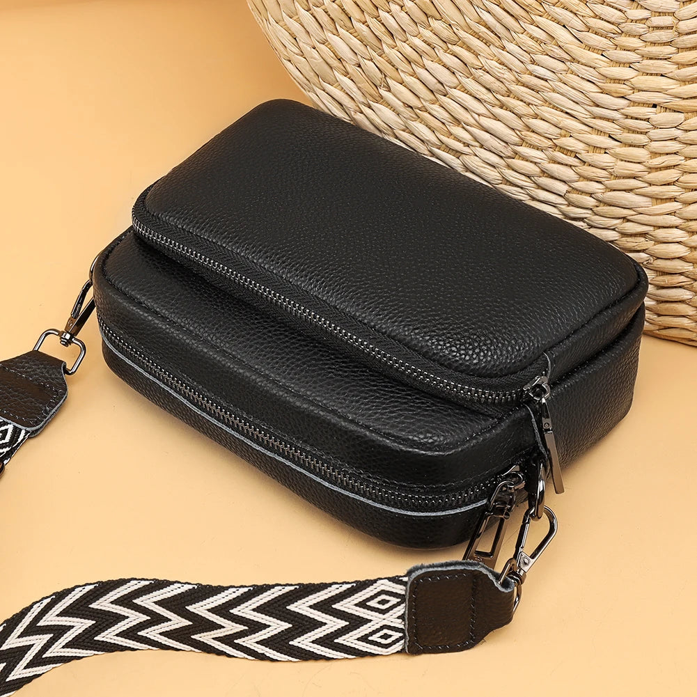 Bolsa Transversal de Couro