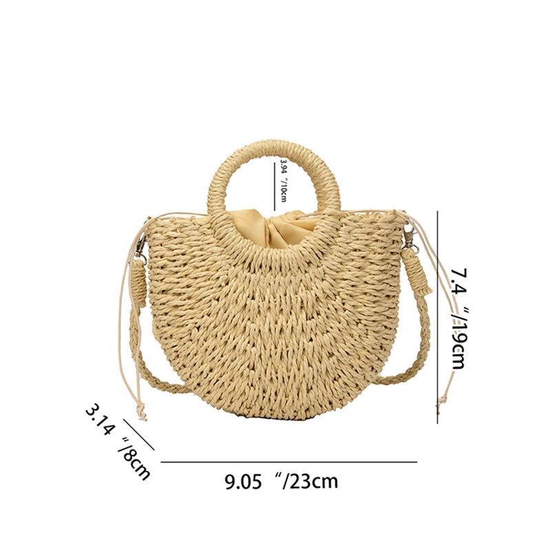 Bolsa de Palha Meia-Lua