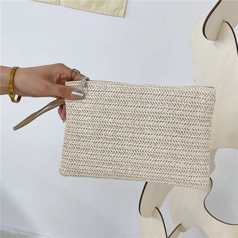 Bolsa de Palha Elegante