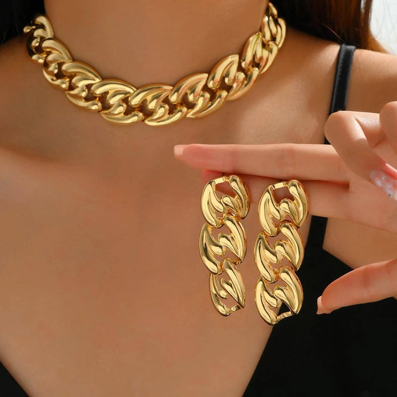 Conjunto Colar e Brincos