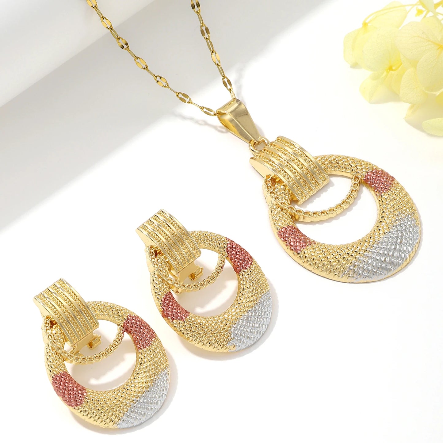 Conjunto Colar e Brincos