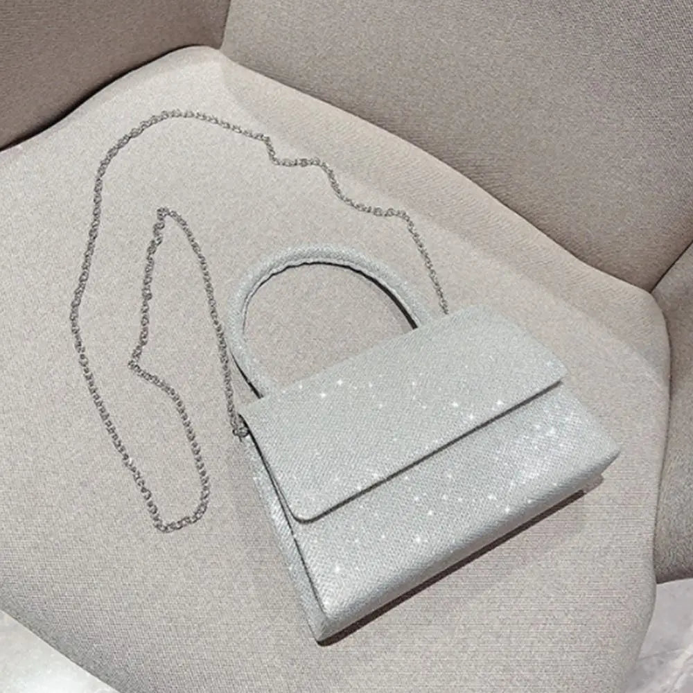 Bolsa de Festa Prateada