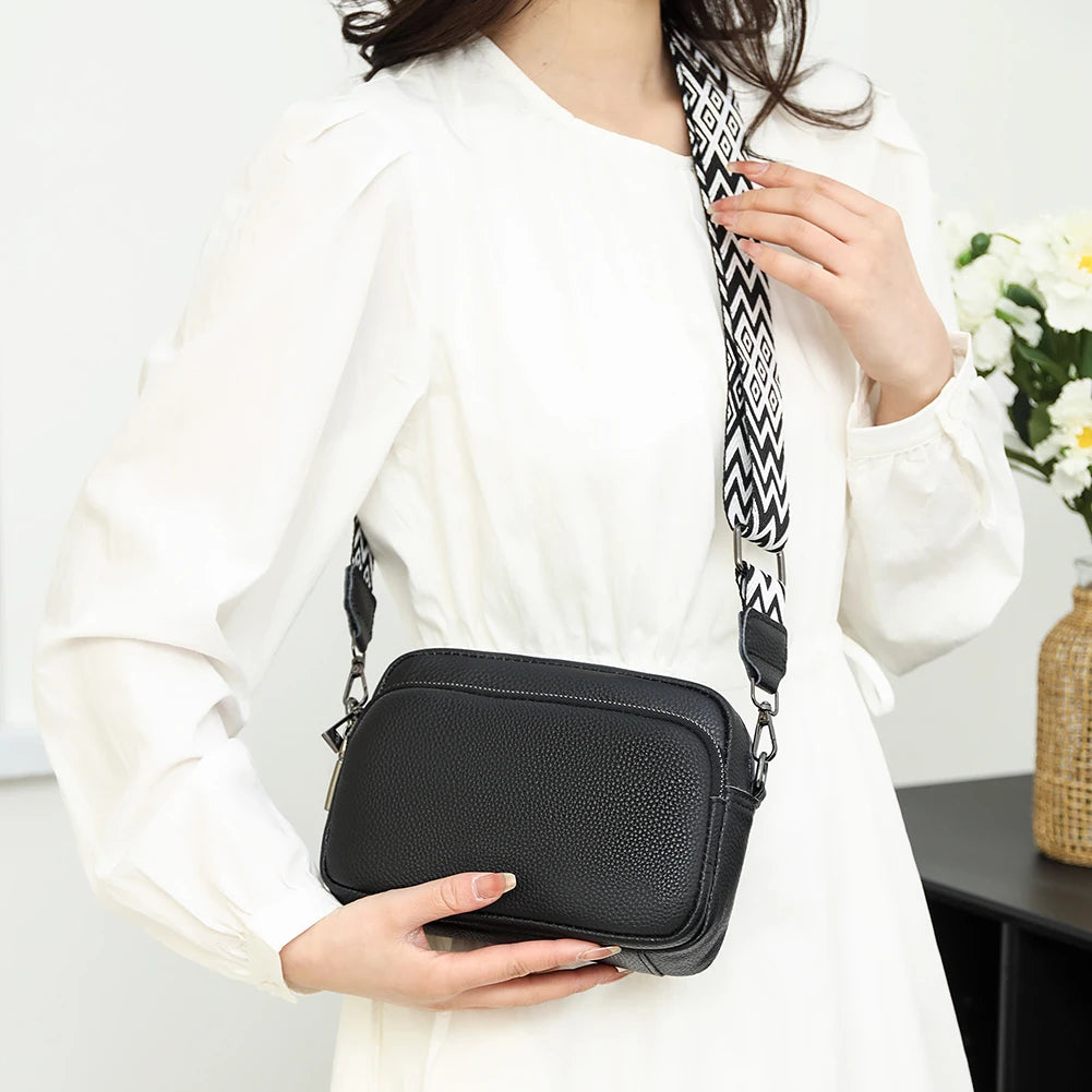 Bolsa Transversal de Couro
