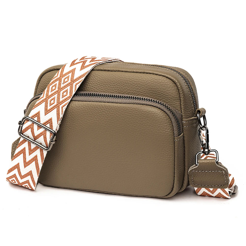 Bolsa Transversal de Couro