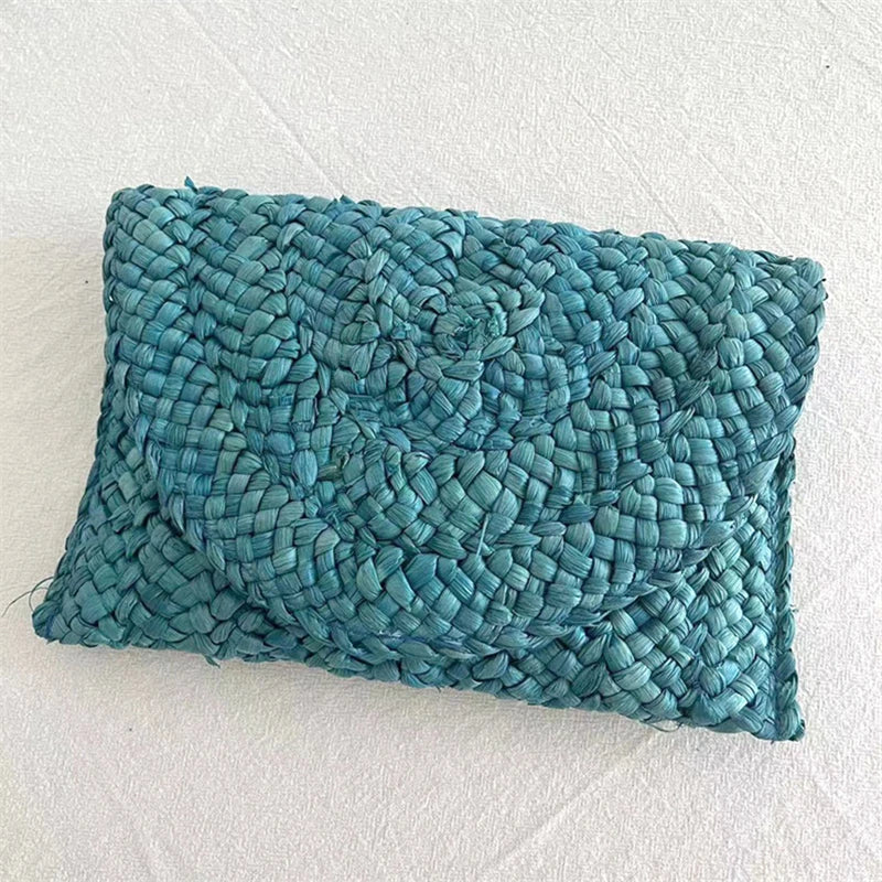 Bolsa Clutch de Palha