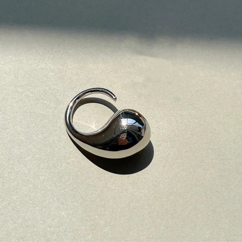 Anel Luxo Gota D'Água
