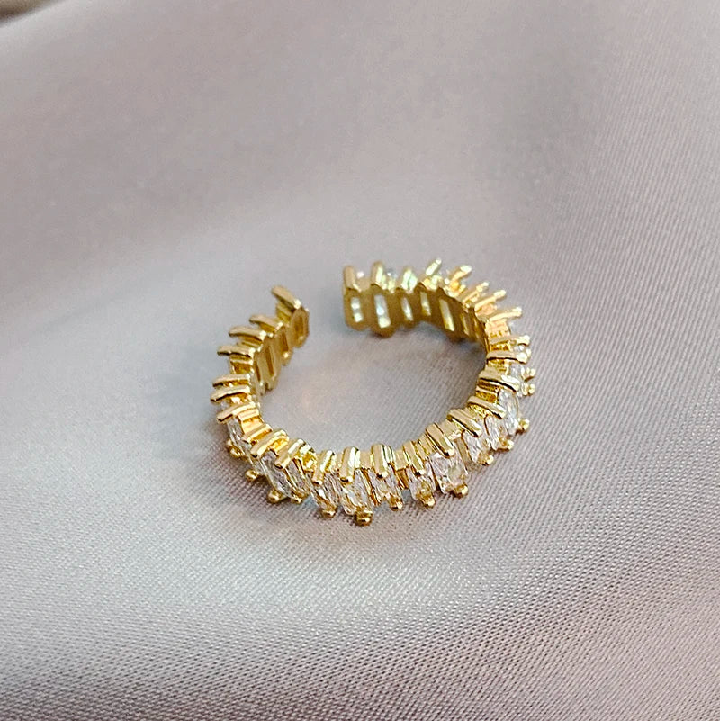Anel de Zircônia Irregular