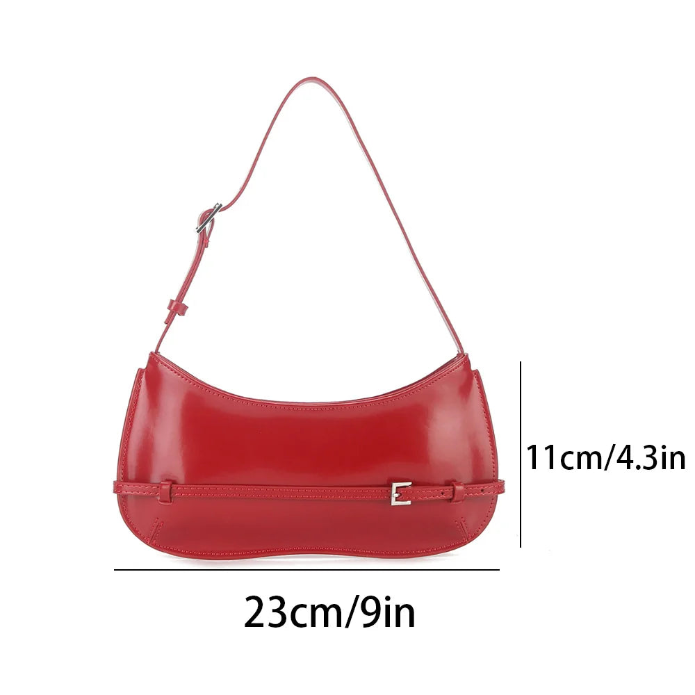 Bolsa Baguete Vermelha
