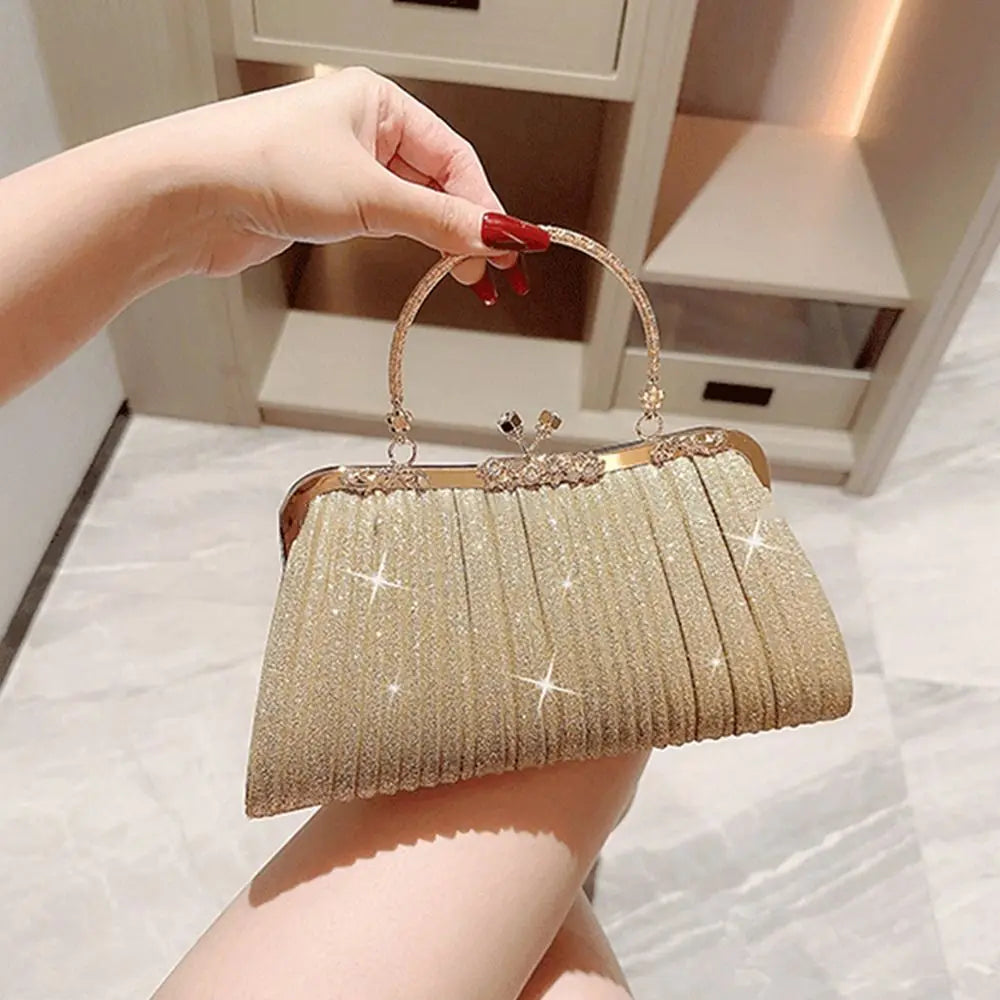 Bolsa de Festa Dourada