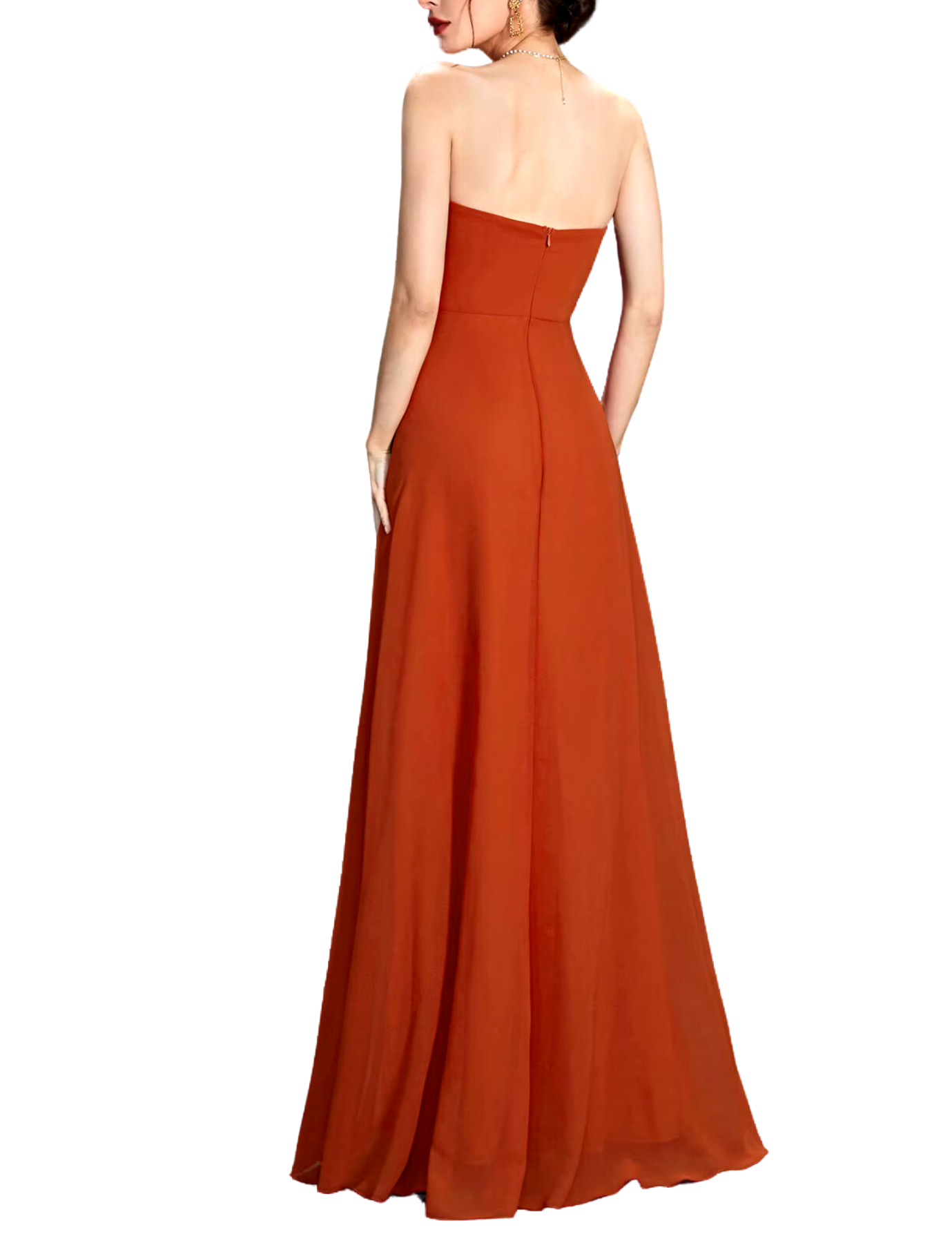 Vestido com Flor Tridimensional
