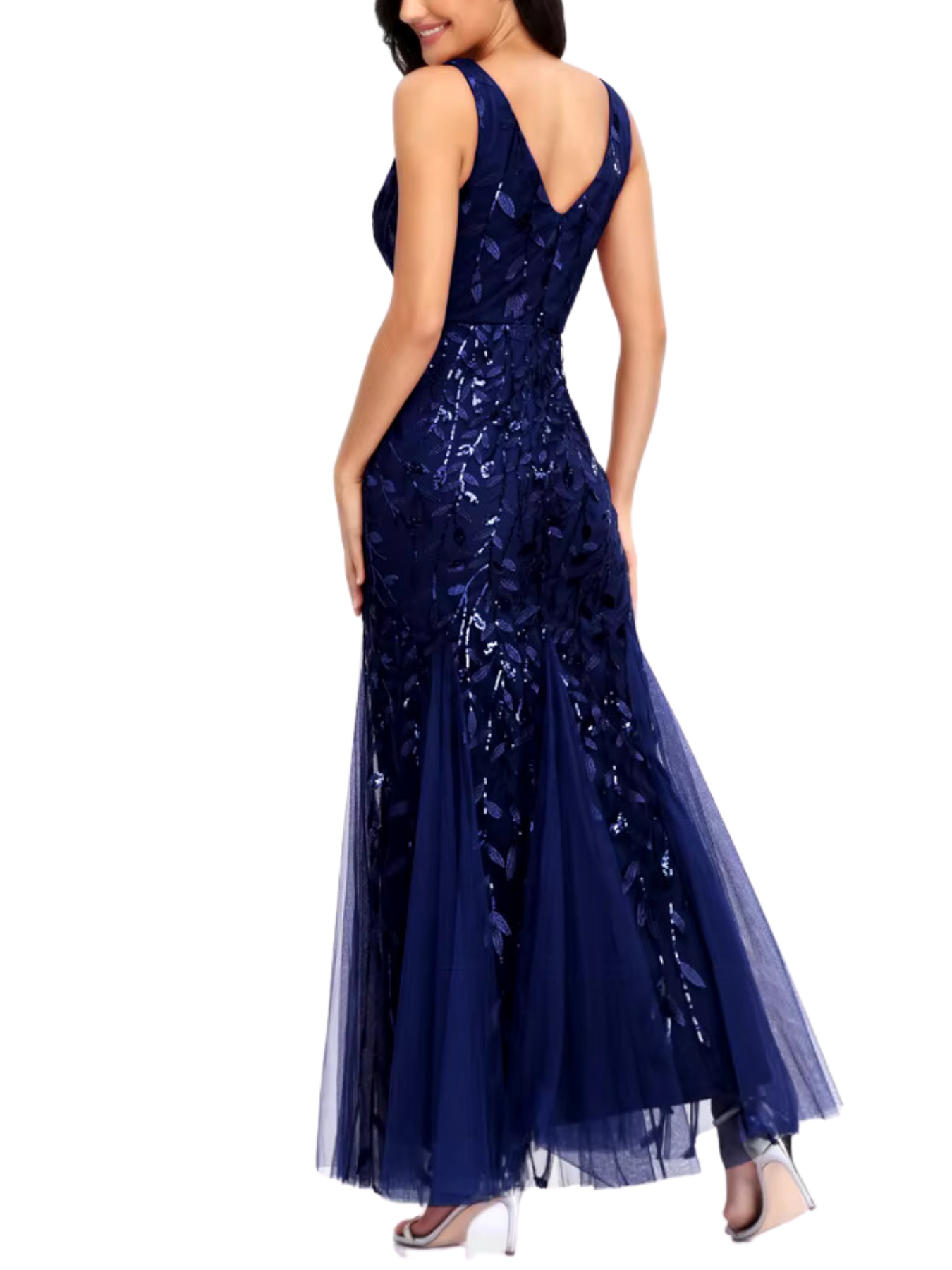 Vestido Cocktail com Lantejoulas
