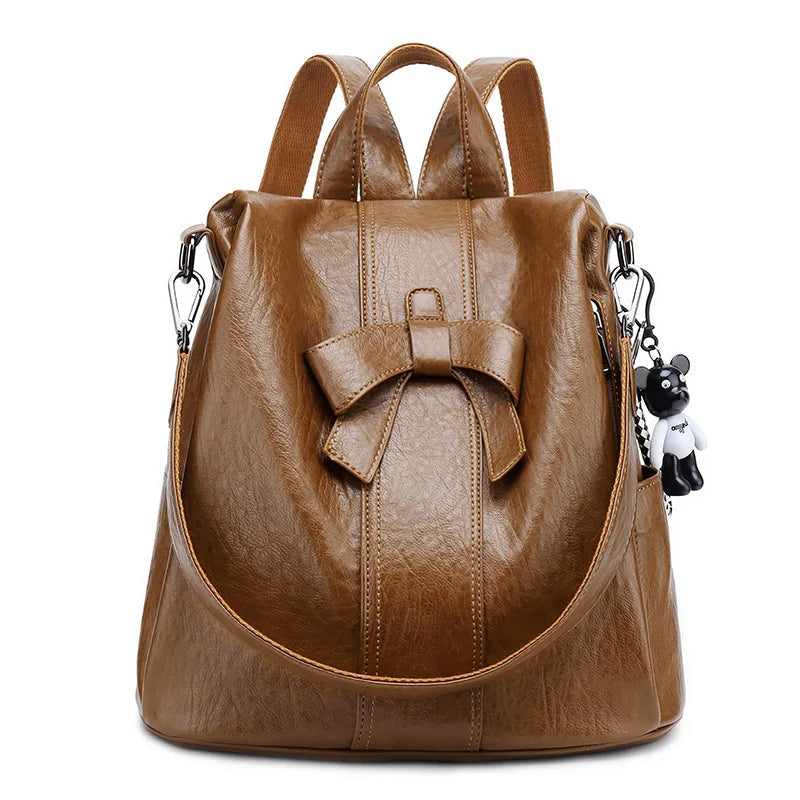 Mochila de Couro Elegante
