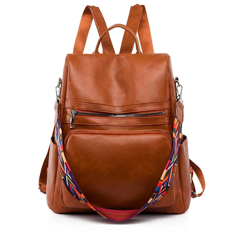 Mochila em Couro Elegante