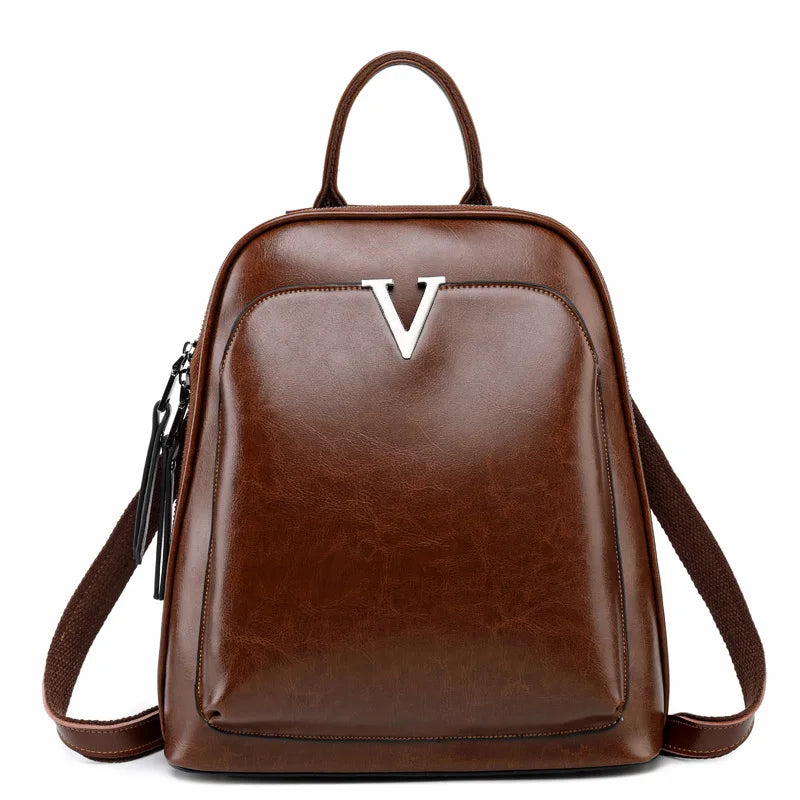 Mochila em Couro Elegante