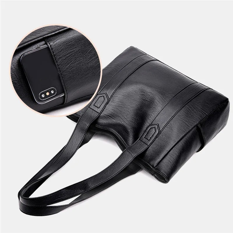 Bolsa Tote de Couro PU