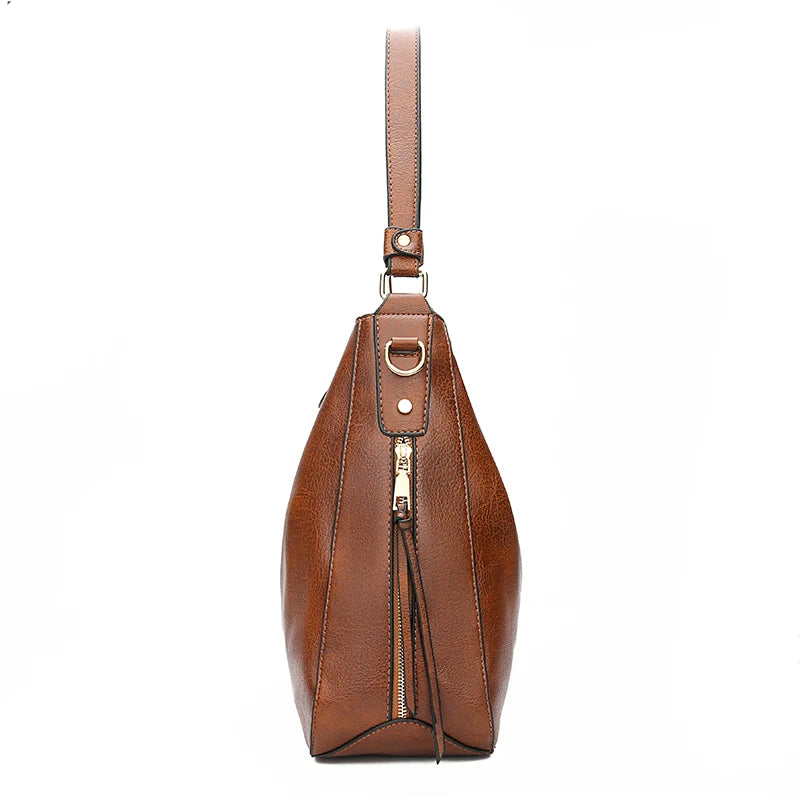 Bolsa Hobo em Couro