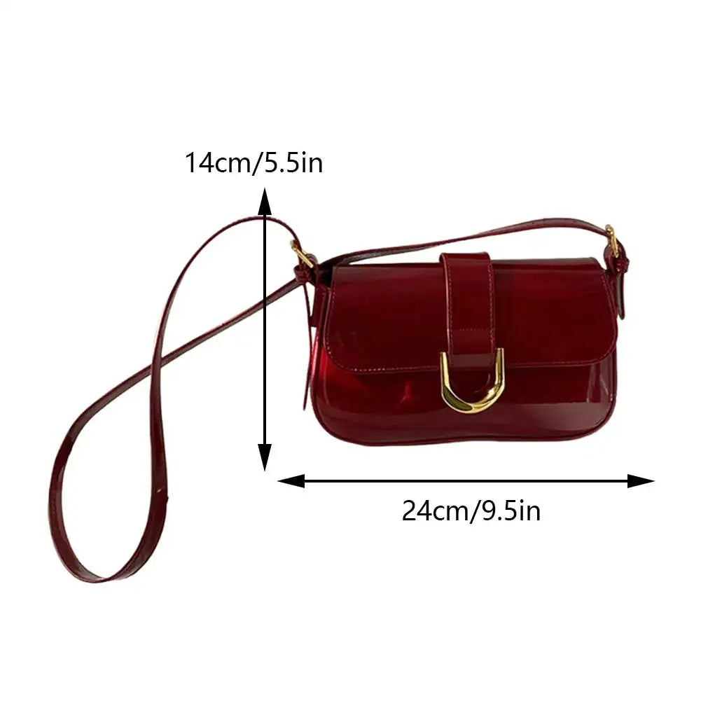 Bolsa Baguete Couro