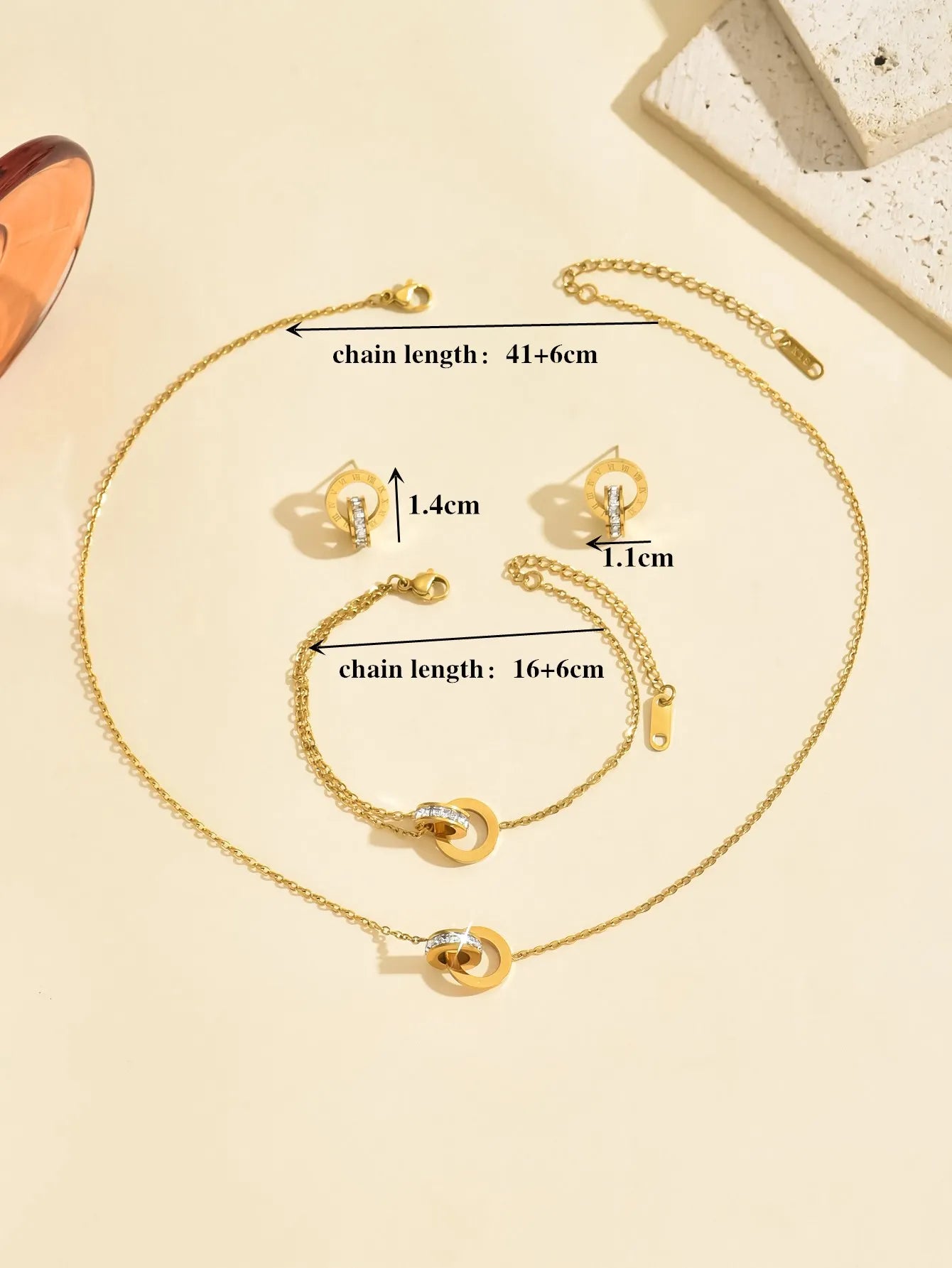 Conjunto Jóias Elegantes