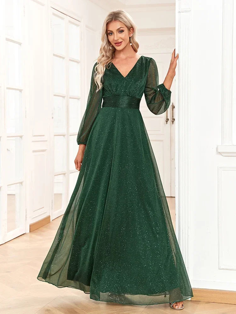 Vestido com Brilho