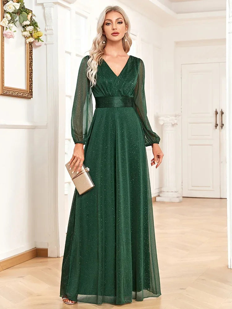Vestido com Brilho