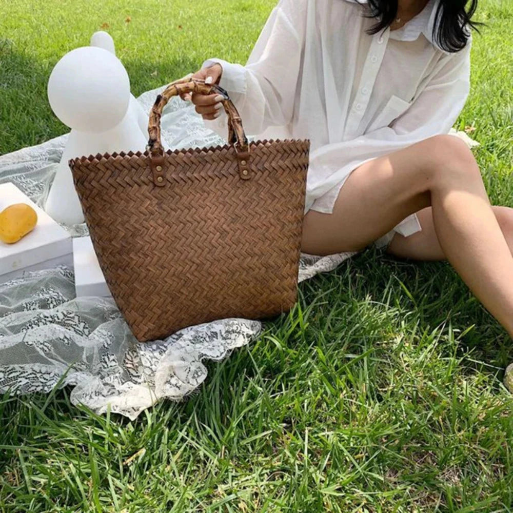 Bolsa de Palha Versátil