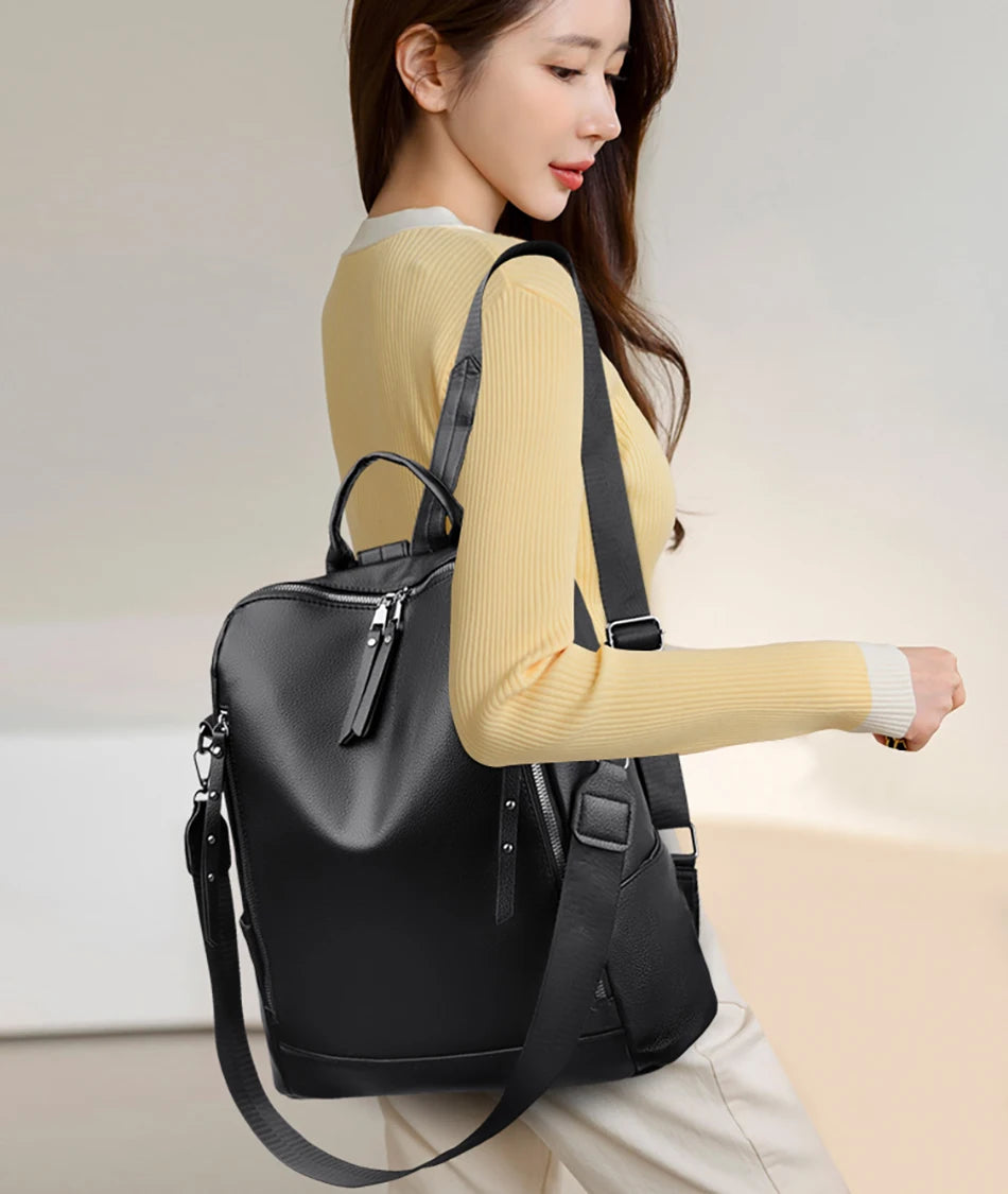 Mochila  Couro Luxo