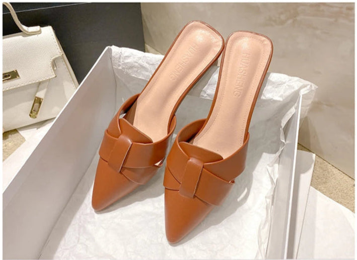 Sapatos de Salto Redondo Elegantes para Mulheres
