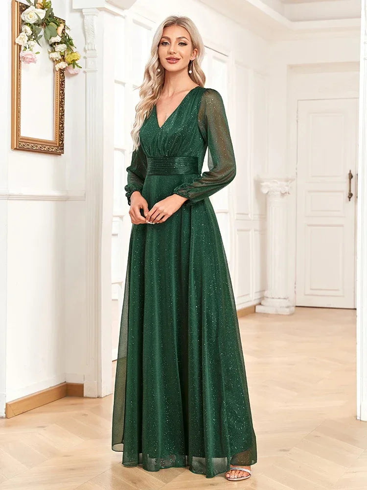 Vestido com Brilho
