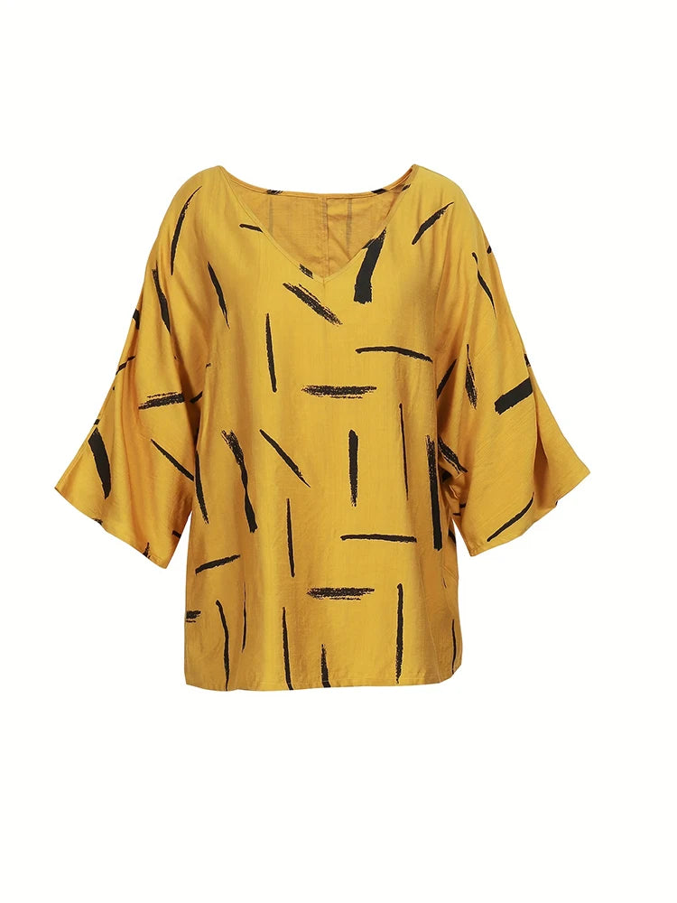 Conjunto Feminino Estampado com Calça e Blusa de Manga Longa