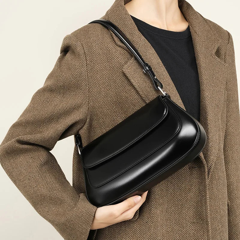 Bolsas Baguete de Couro Luxo
