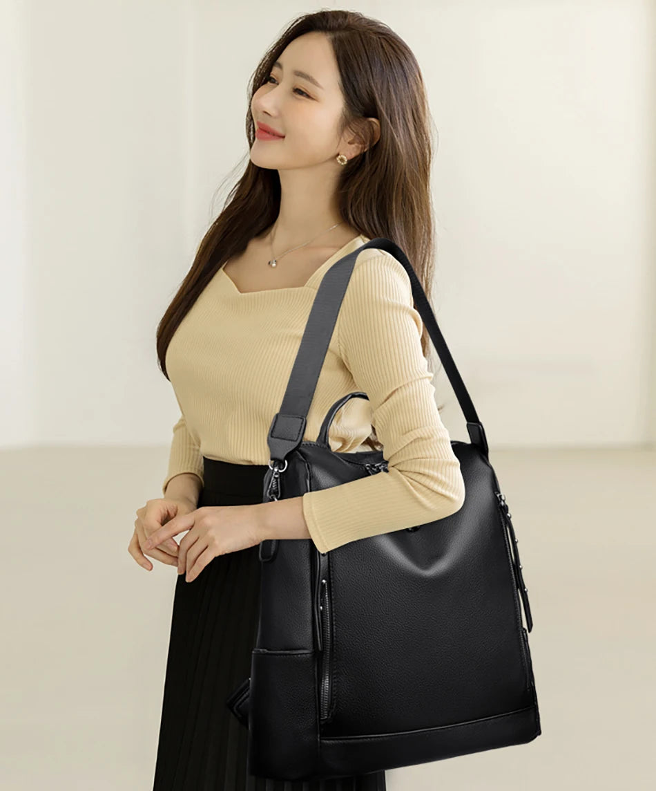 Mochila  Couro Luxo
