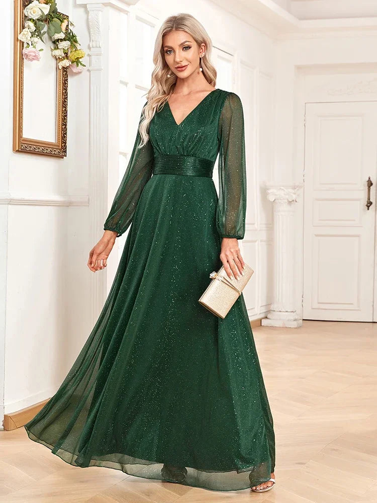 Vestido com Brilho