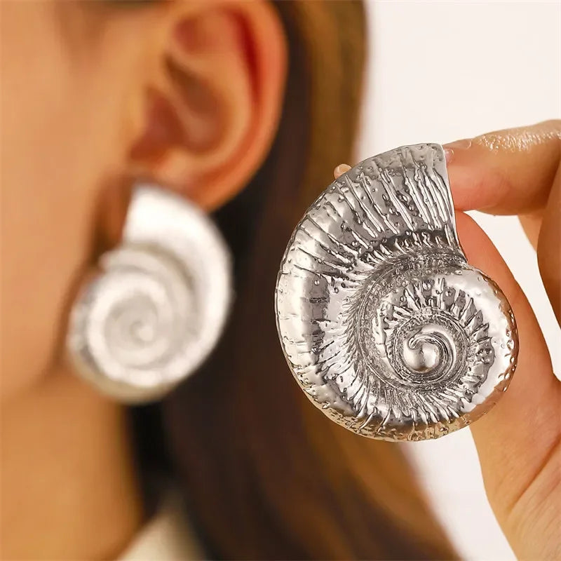 Brincos Concha de Caracol
