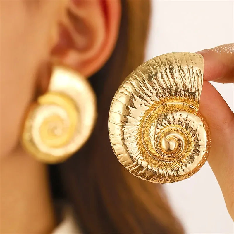 Brincos Concha de Caracol