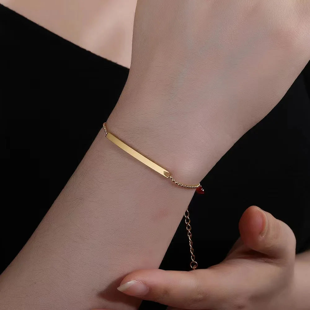 Pulseira Coração Vermelho