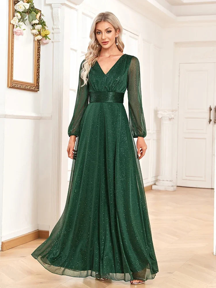 Vestido com Brilho