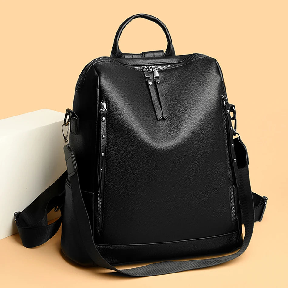 Mochila  Couro Luxo