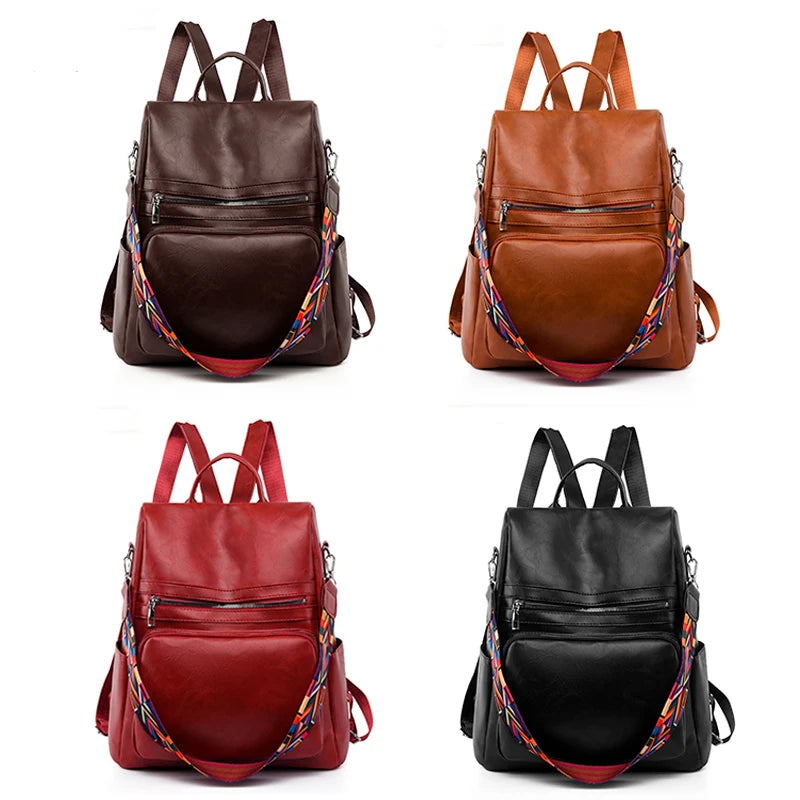 Mochila de Couro Elegante