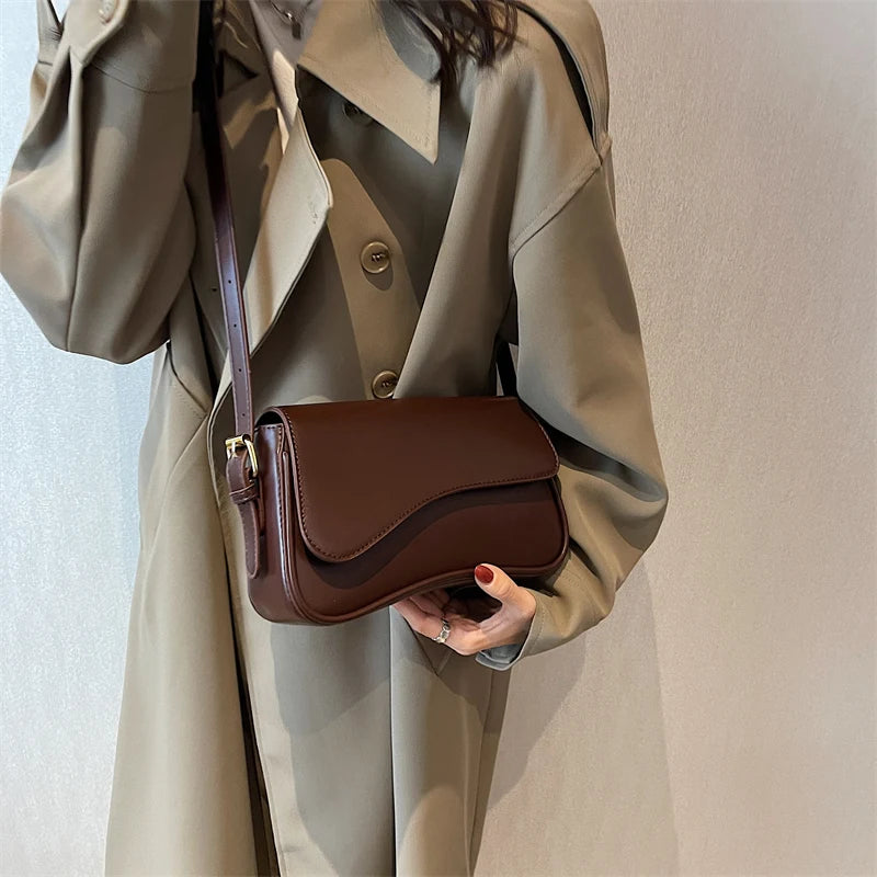Bolsas Baguete de Couro