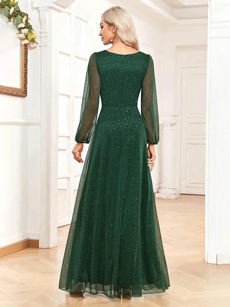 Vestido com Brilho