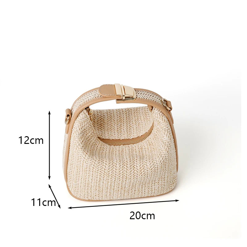 Bolsa Transversal em Palha