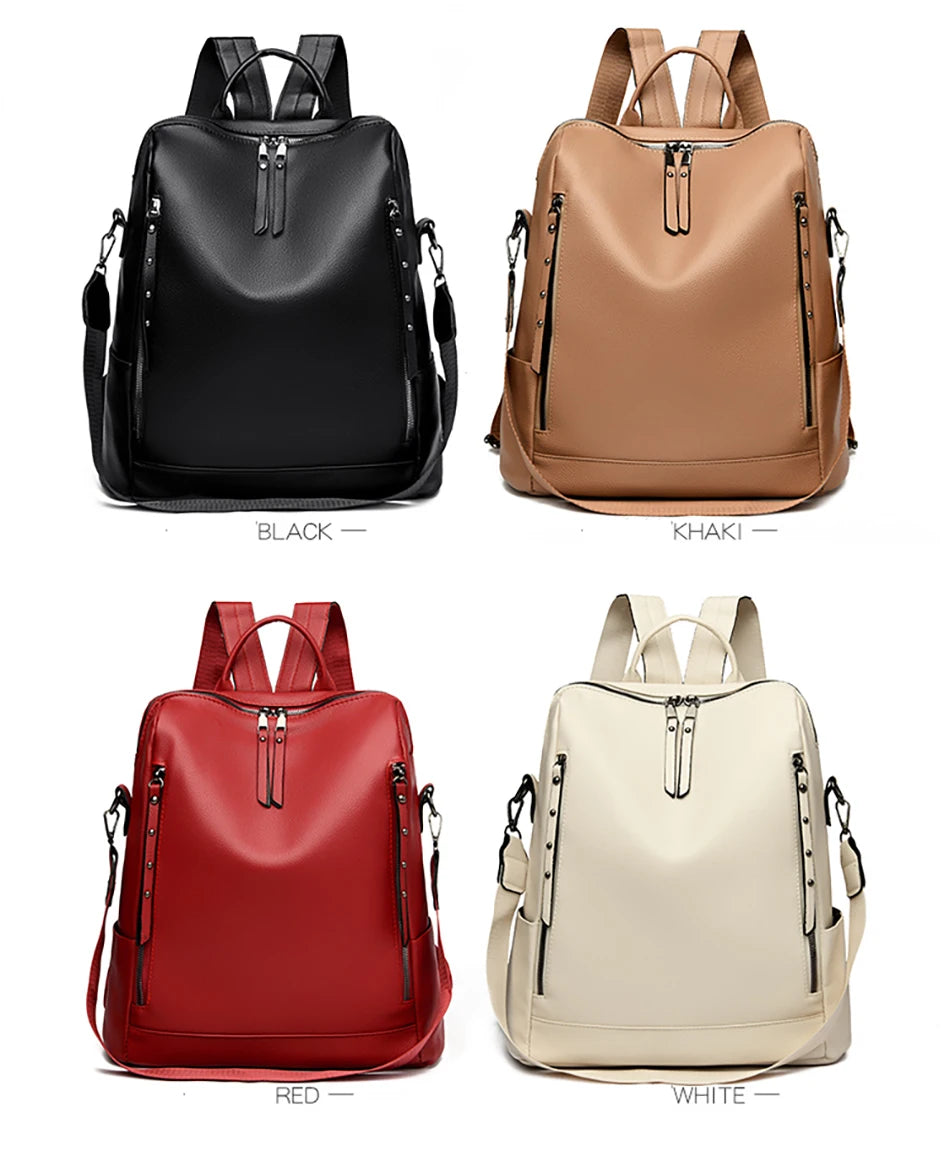 Mochila  Couro Luxo