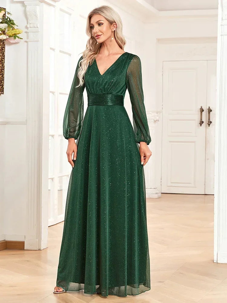 Vestido com Brilho