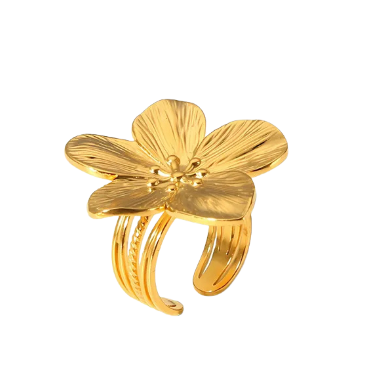 Anel Flor Ajustável