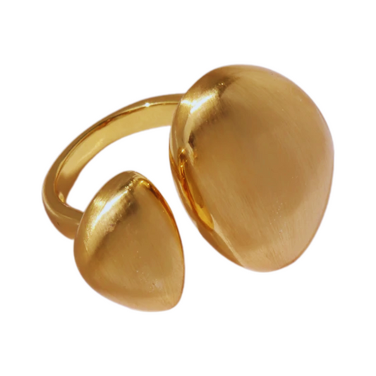 Anel Irregular Dourado