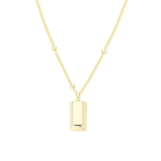 Colar Pendente Dourado Elegante